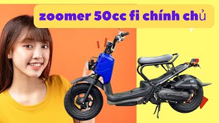 XE ĐỘC LẠ  honda zoomer 50cc fi chính chủ bao rút gốc sang tên  xe rin nguyên bản [upl. by Angil948]