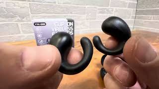 CoolJumper Open Ear Clip Headphones Wireless Earbuds Bluetooth 5 3 Sports Earphones Review [upl. by Domash78]