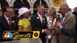 2018 Preakness Stakes Trophy Presentation I NBC Sports [upl. by Mcilroy]