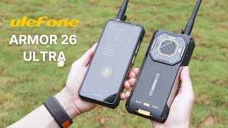 Ulefone Armor 26 Ultra Review This Rugged Phone Has WalkieTalkie and 5G [upl. by Marguerie887]