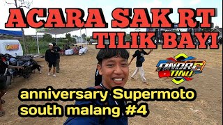 Acara sak RT Acara tilik bayi ‼️ anniversary supermoto south malang 4 ‼️ [upl. by Akenom]