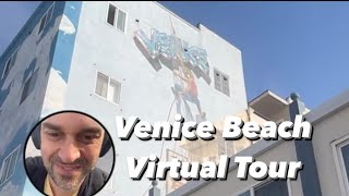 Venice Beach tour graffiti skatepark boardwalk and some Ukelele songs [upl. by Elison410]