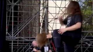 Cannibal Corpse No remorse live at wacken open air 2004 [upl. by Ateuqram270]