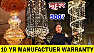 Jhumar Wholesale amp Retail  Antiques Led Crystal Chandelier Light  Crystal jhumar 10Yr Warranty [upl. by Slinkman]