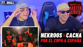 NEKROOS vs CACHA 💣 POR EL CUPO A LA FMS INTERNACIONAL DE ESPAÑA 🛩️ [upl. by Anrehs]