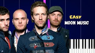 Coldplay  MOON MUSiC  EASY piano tuto [upl. by Hubbard]