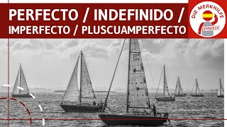 indefinido vs imperfecto vs perfecto vs pluscuamperfecto  Spanisch Vergangenheitszeiten [upl. by Vez969]