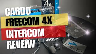 Cardo Freecom 4X Motorcycle Intercom Review [upl. by Denbrook]