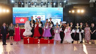 WDSF Open Standard Quarter Final  Final  Vietnam WDSF Superstars Championships 2022 [upl. by Aerdnaed]