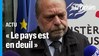 « Un crime ignoble » dénonce DupondMoretti après lattaque dun fourgon pénitentiaire [upl. by Torrell]