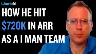 Million dollar no sales team playbook How he hit 720k in ARR as a 1 man team [upl. by Aia]