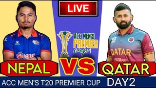 NEPAL VS QATAR  ACC T2O PREMIER CUP 2024  DAY2 Prematch analysis [upl. by Hoffmann]