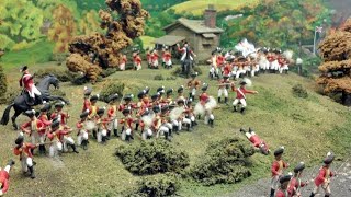 AMERICAN REVOLUTION War of the Patriots IMEX Miniatures Diorama  Battle of Monmouth Courthouse [upl. by Eiduam441]