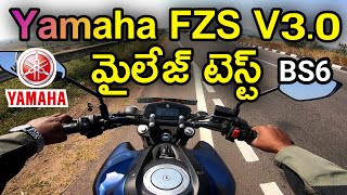 Yamaha FZS V30 mileage test by Neelu arts [upl. by Wadsworth170]