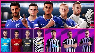 PES 2021  Rangers Partnership New Kits amp Player Faces [upl. by Dlonyar780]