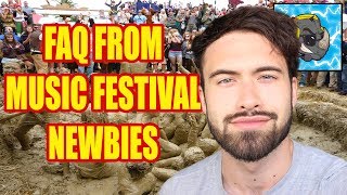 FAQ From Music Festival Newbies  Tips For Beginners [upl. by Nehtanhoj]