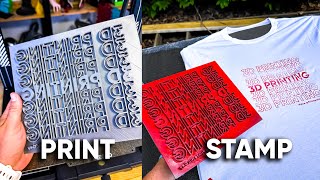 Goodbye Screen Printing  3D Printed TShirts [upl. by Mauretta958]