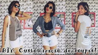 DIY Customização de roupas [upl. by Apollo]