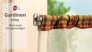 Gardinen mit Vitragenstangen ohne Bohren am Fenster anbringen [upl. by Aihsemek]