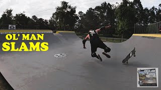 OL MAN SLAMS PIMPAMA MINI RAMP SKATE JAM  OMSR  PUSH BY PUSH [upl. by Anam640]