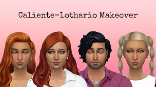 Giving the Caliente Household a Makeover  Sims 4 Cas [upl. by Buderus]