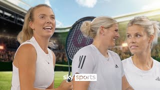 Lionesses Daly amp Bright take on British 1 Katie Boulter in forfeits challenge  Legend in a Lexus [upl. by Lerrej]