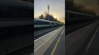 168004 arriving and leaving Warwick working from London Marylebone to Birmingham Moor street [upl. by Daile]