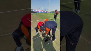 Stumps Ready for Day3 🇦🇪 AbudhabiT10 cricket shorts indvsaus ausvsind livestreaming [upl. by Terrab]