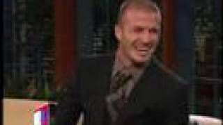 David Beckham On Leno [upl. by Rianon379]