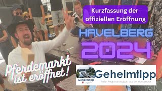 Pferdemarkt 2024 offiziell eröffnet Kurzfassung vom Festakt [upl. by Glovsky150]