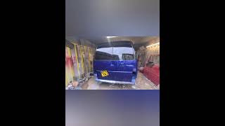 vw t4 campervan build part 2 two tone paint job [upl. by Dusa]