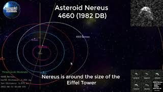 Asteroid Nereus Worth 5 Billion Size of the Eiffel Tower Approach on December 11 2021 [upl. by Yesnnyl]