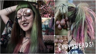 HAIR TRANSFORMATION  NEW COLOR  BABYDREADS [upl. by Ahrat]