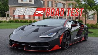 2017 Lamborghini Centenario  Road Test [upl. by Esmerolda]