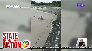 2 lalaking nagpicnic sa ilog nasagip matapos abutan ng rumaragasang tubig  SONA [upl. by Stanfield460]