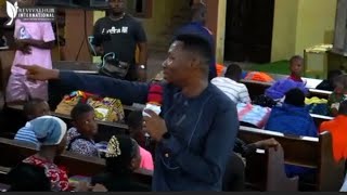 Watch How Apostle Edu Udechukwu Commended this young guitarist while ministering [upl. by Weirick]