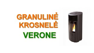 Granulinė krosnelė VERONE [upl. by Essirehs59]