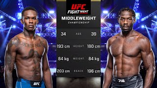 Israel Adesanya vs Jared Cannonier Full Fight  UFC 5 Fight Night [upl. by Netsrek358]