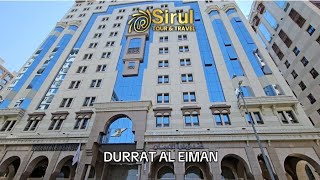 JARAK HOTEL DURRAT AL EIMAN MADINAH KE MASJID NABAWI [upl. by Enyamart]