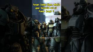 Forget Zodiac Signs whats your favourite set of Power Armor fallout memes shorts [upl. by Asseram87]