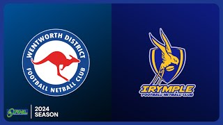 Wentworth v Irymple Qualifying Final Season 2024  Sunraysia Football Netball League [upl. by Goren]