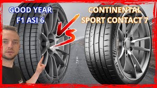 🚨 COMPARATIVA de NEUMATICOS GOOD YEAR F1 ASIMM 6 y CONTINENTAL CONTI SPORT CCONTAC7 🧐 [upl. by Arevle]