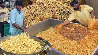 Mix Nimko Making Factory  Famous TamTam Tea Time Snacks Nimco Sev Prepared  Rashida Hussain [upl. by Nyrol761]