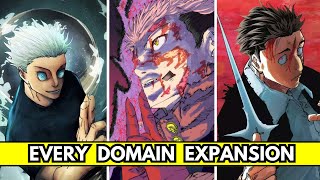 ALL 14 Domain Expansions in Jujutsu Kaisen EXPLAINED [upl. by Maryanna]