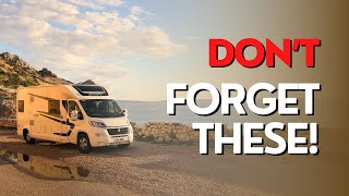 5 ESSENTIAL jobs to do before your next motorhome trip [upl. by Felt]