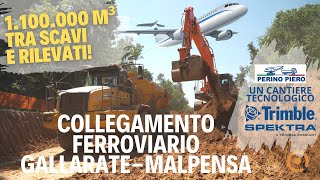 Collegamento ferroviario GallarateMalpensa un cantiere tecnologico [upl. by Htebesile607]