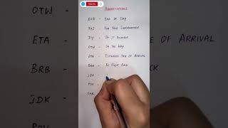 Common abbreviations shortstextabbreviationfaqdiyshortsfeedshortvideo [upl. by Julide]