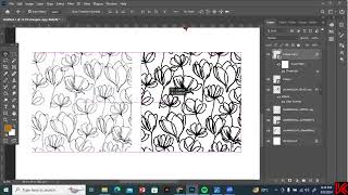 How to neat and threshold motif for Textile Designing work  threshold effect in photoshop classes [upl. by Etiam430]