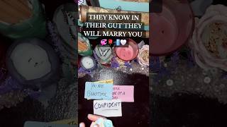 THEY JUST KNOW YOUR THE ONE THEYLL MARRY Tarot soulmate trending short [upl. by Navada]