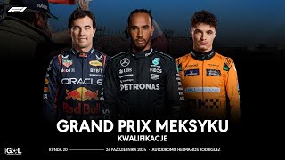 Formuła 1  GP Meksyku Kwalifikacje  F1 NA ŻYWO  LIVE [upl. by Alain574]